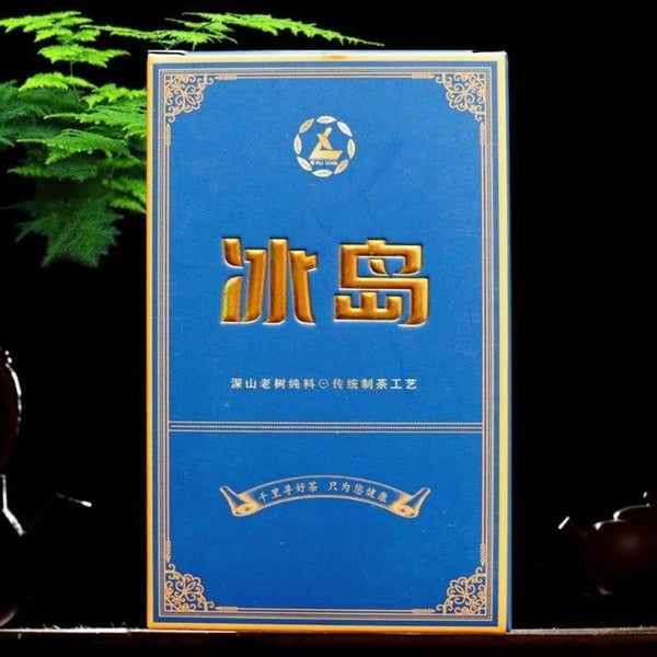 HelloYoungTea Yunnan Xigui Iceland Premium Ancient Tree Raw Pu-erh Brick 100g Gift Box