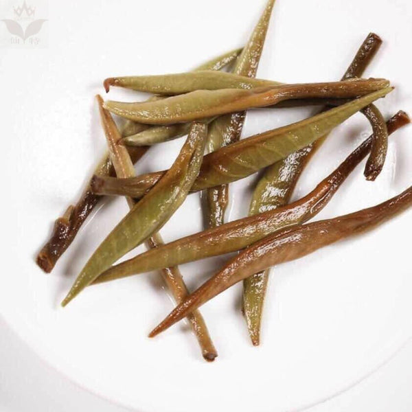 HelloYoungTea Organic White Tea Silver Needle Bai Hao Yin Zhen Fuding White Tea Cake 300g