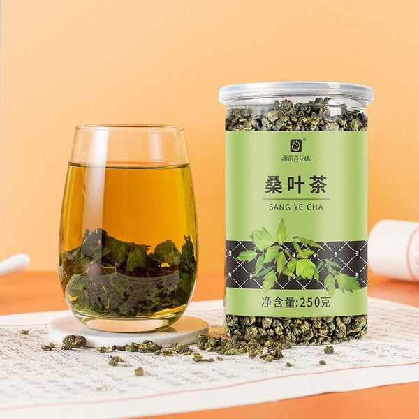 HelloYoungTea Chinese Natural Mulberry leaf tea detox slimming tea two kings of packing