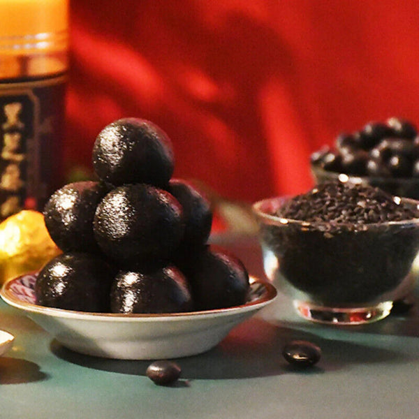 Black Sesame Balls Top-Grade Health Herbal Pills Heizhima Chinese Casual Snack