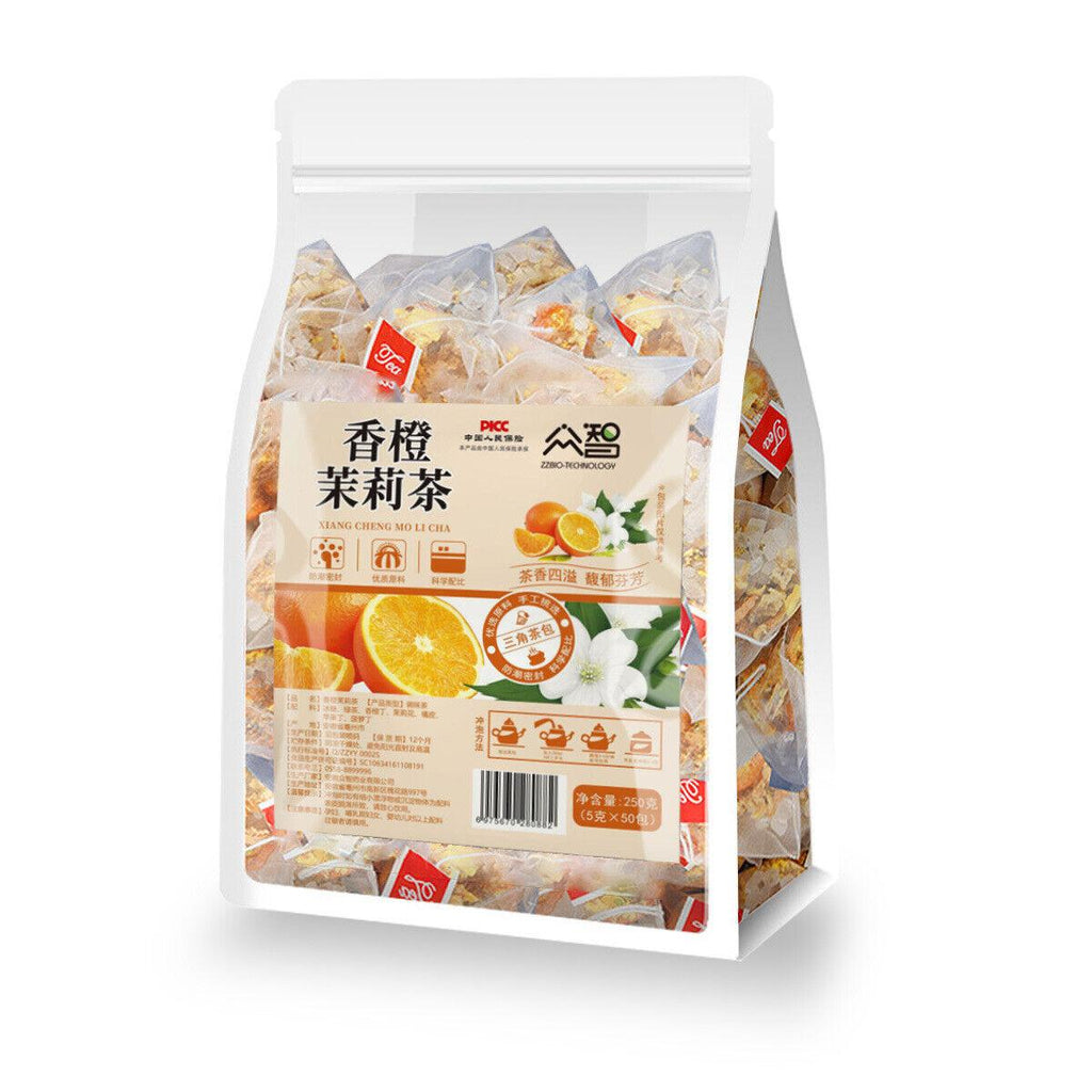 HelloYoungTea Orange Jasmine Tea Individually Packaged Flavored Tea Beauty Slimming Tea
