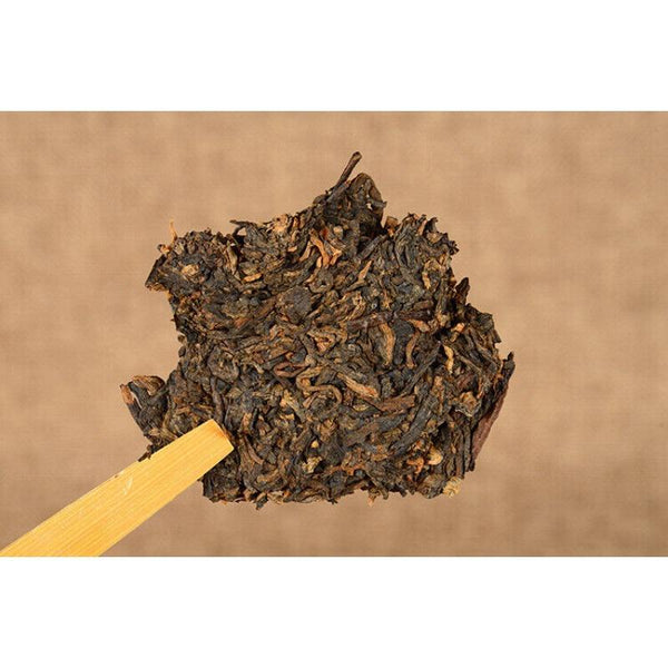 357g Yunnan Pu'er Ripe Tea Jingmai Mountain Seven Cakes Ripe Tea Pu'er Tea