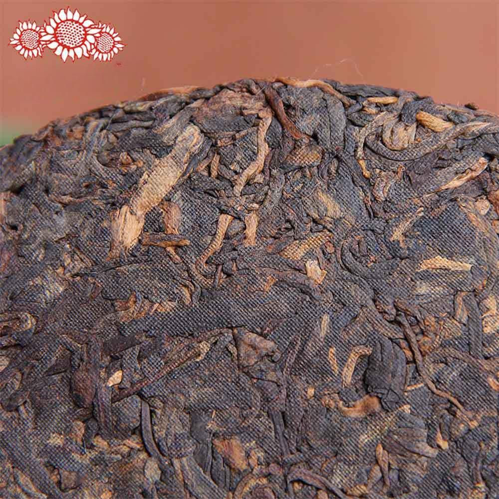 HelloYoungTea Shu Puer 2018yr HaiWan 9978 Batch 181 LaoTongZhi Old Comrade Ripe Puer Tea Cake