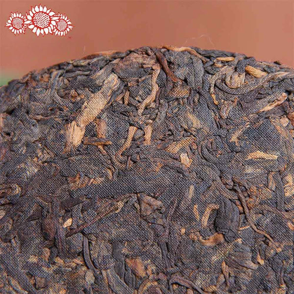 HelloYoungTea Shu Puer 2018yr HaiWan 9978 Batch 181 LaoTongZhi Old Comrade Ripe Puer Tea Cake