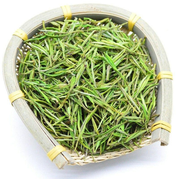 HelloYoungTea Premium Organic Anji White Tea An Ji Bai Cha Pian White Slice Chinese GREEN TEA