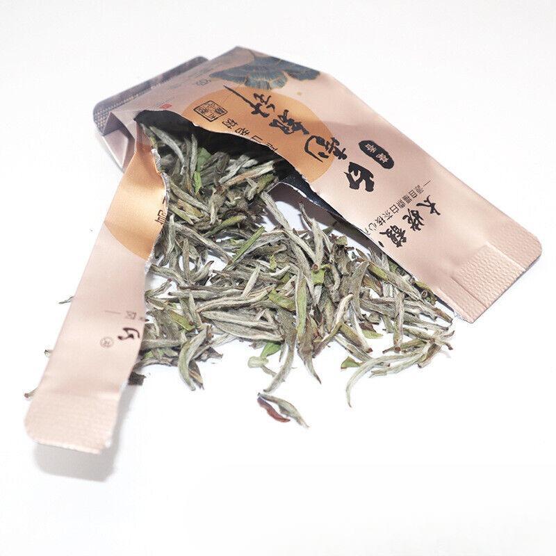 HelloYoungTea 150g White hairs silver needle Fuding white tea loose tea Panxi bubble bag tea
