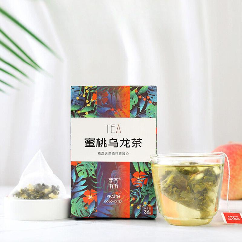 Honey Peach Oolong Tea Fruit Flower Cold Soaked Tea Bag White Peach Oolong Tea