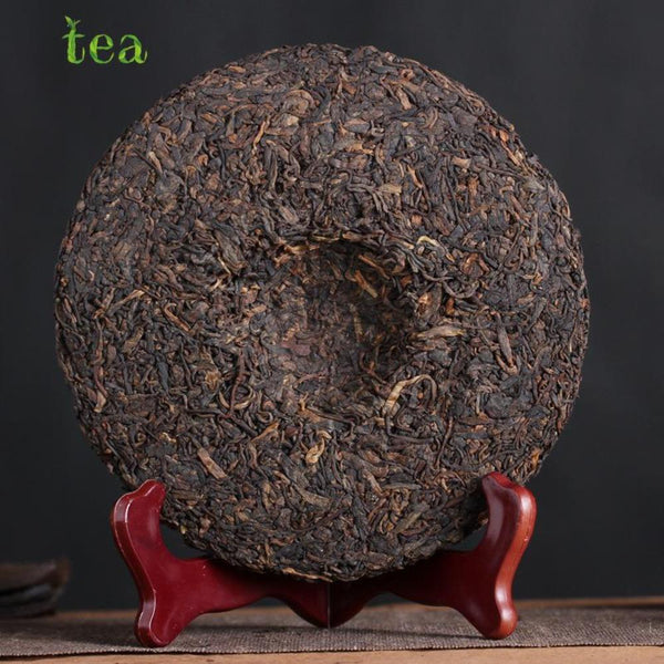 HelloYoungTea 2017 Yunnan Iceland Sweet Rich Aged Ripe Puer Qizi Tea Cake 357g