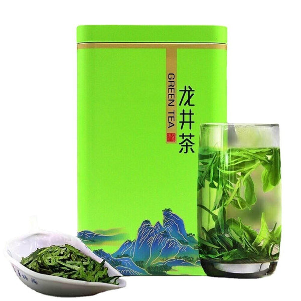 HelloYoungTea 5A Superfine Xihu Longjing Dragon Well Tea 100g Gift Pack