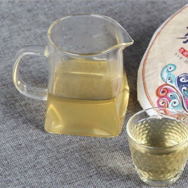 HelloYoungTea Yunnan Puerh Tea Raw Cake 357g Handmade Sheng Cha Seven Son