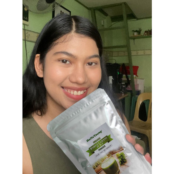 HelloYoung Organic Barley Grass Powder 250g, Green Superfood for Smoothie, Shakes and Salads Non-GMO Gluten-Free Soy-Free Vegan & Paleo – Daily Greens Booster