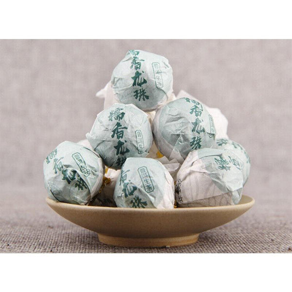 Glutinous Rice Fragrance Pu'er Raw Tea Dragon Pearl 500g Pu'er Tea Tuocha