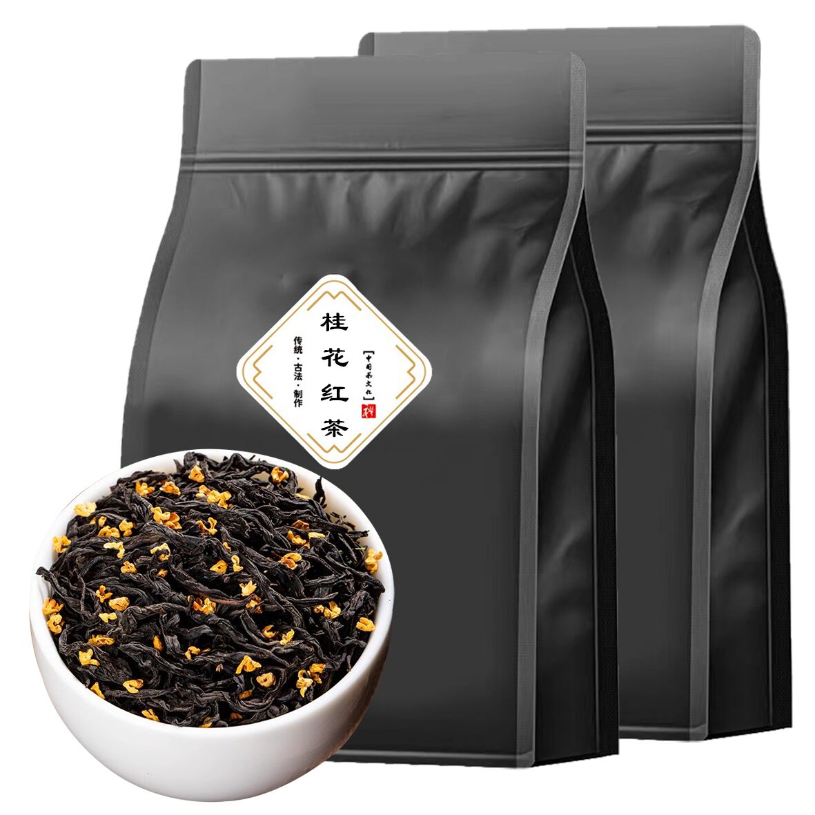 Osmanthus black tea  Osmanthus black tea Osmanthus Flower tea strong flavor 250g Main image