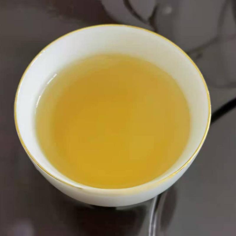 HelloYoungTea Golden Brick Ancient Tree Golden Leaf Pinghe Ancient Tree Tea Pu-erh Tea Raw Pu