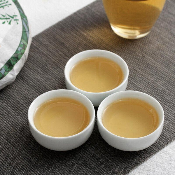 HelloYoungTea 357g Pu'er Tea Jingmai Ancient Tea Raw Cakes Dry Storage Tea Yunnan Seven Cakes