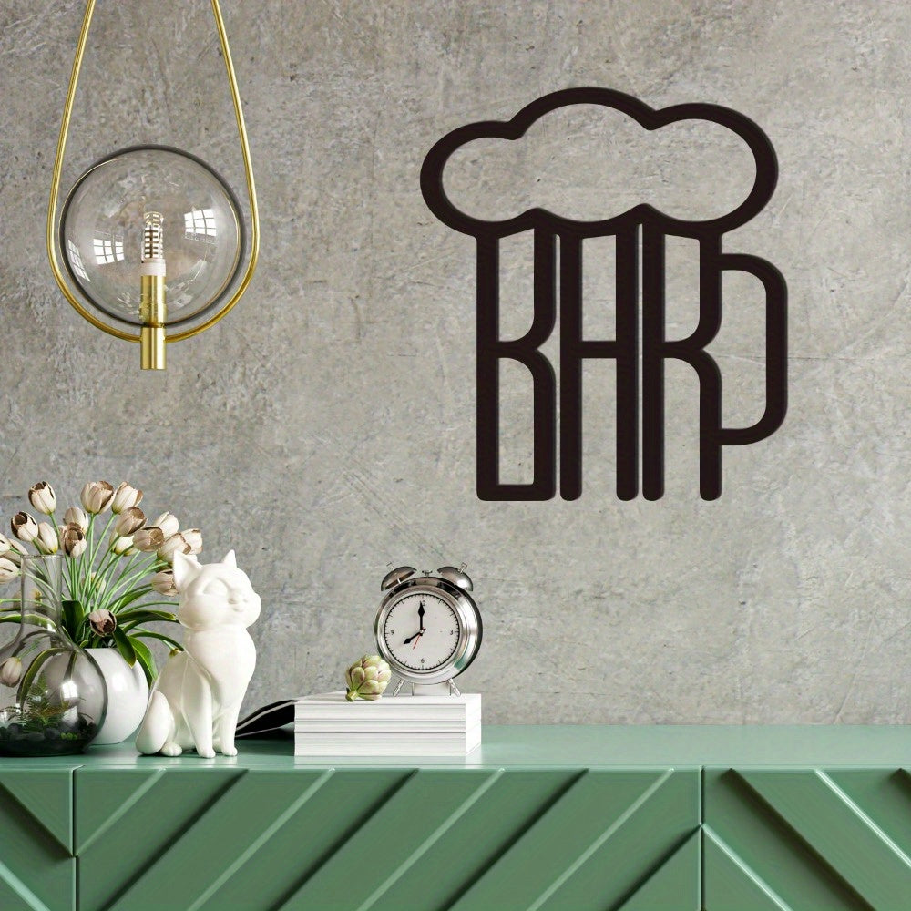 CIFbuy™ Trendy Beer Mug Metal Wall Decor - Stylish Bar Sign & Gothic Kitchen Wall Art, Unique Beer Sign Brings Creative Decor Ideas to Home Bars & Kitchens, Decorative Wall Sculptures.