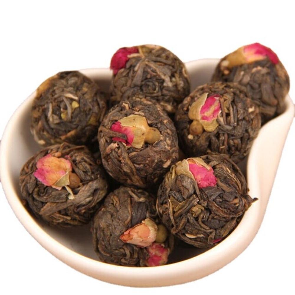 HelloYoungTea Puer Ancient Tree Handmade Rose Flower Tea 500g Green Food Grade