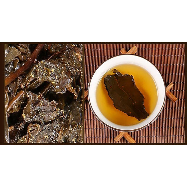 Hunan Anhua Baishaxi 2017/2019 Fu Yuan Dark Tea Golden Flower Fu Zhuan Tea 750g