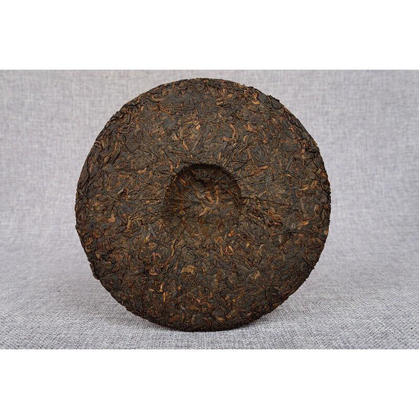 Yunnan Pu'er Ripe Tea Cake Pu'er Ripe Tea 357g Golden Bud Tea Cake
