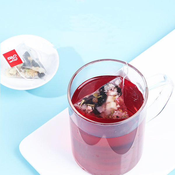 HelloYoung Blueberry fruit tea triangle bag infusion tea apple peach mulberry fruit tea 40g