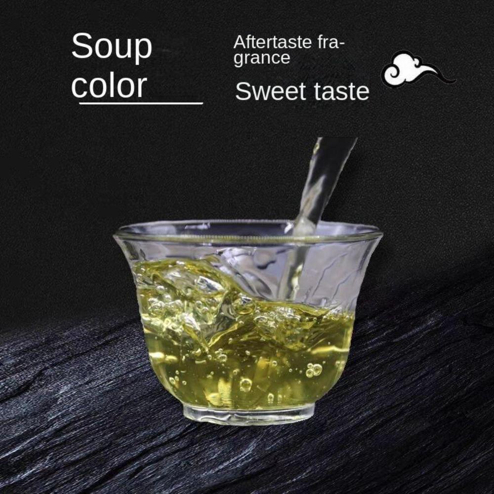 HelloYoungTea 200g Lincang Mengku Iceland Stone Sugar Raw Yunnan Pu'er Compressed Brick Tea Large Leaf Sun Dried Green Tea 200克 临沧勐库冰岛冰糖生普洱 云南普洱紧压砖茶 大叶种晒青绿茶