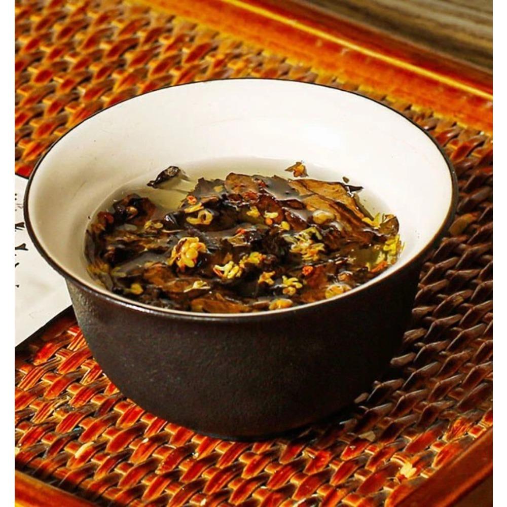 250g Premium FuJian ShouMei White Tea Osmanthus white tea Loose Leaf tea 250克优质福建寿眉白茶 桂花白茶 散茶