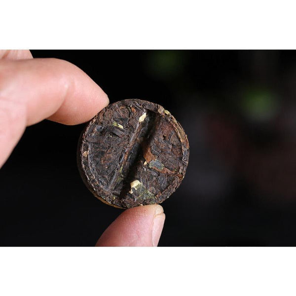 HelloYoungTea Yunnan Puer Small Tuocha Ripe Tea Original Mini Tuocha Small Round Tea Cake 500g