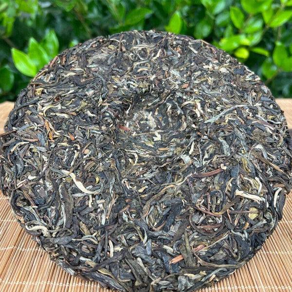 HelloYoungTea 357 Grams Yunnan Pu'er Tea Raw Tea Qizi Cake Tea Ancient Tree Raw Pu'er Tea Cake