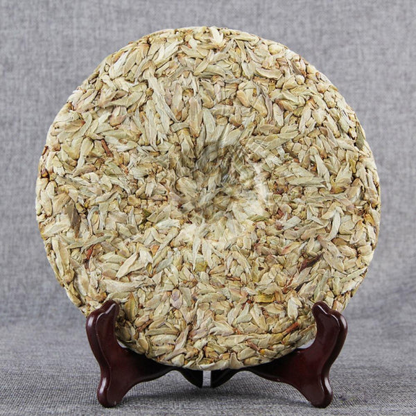 HelloYoungTea Yunnan Raw Pu-erh Tea Cake 357g White Buds Spring Harvest