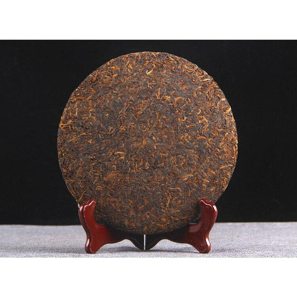 HelloYoungTea 357g Palace Pu-erh Golden Bud Tea Cake Ancient Tree Pu-erh Tea Black Tea