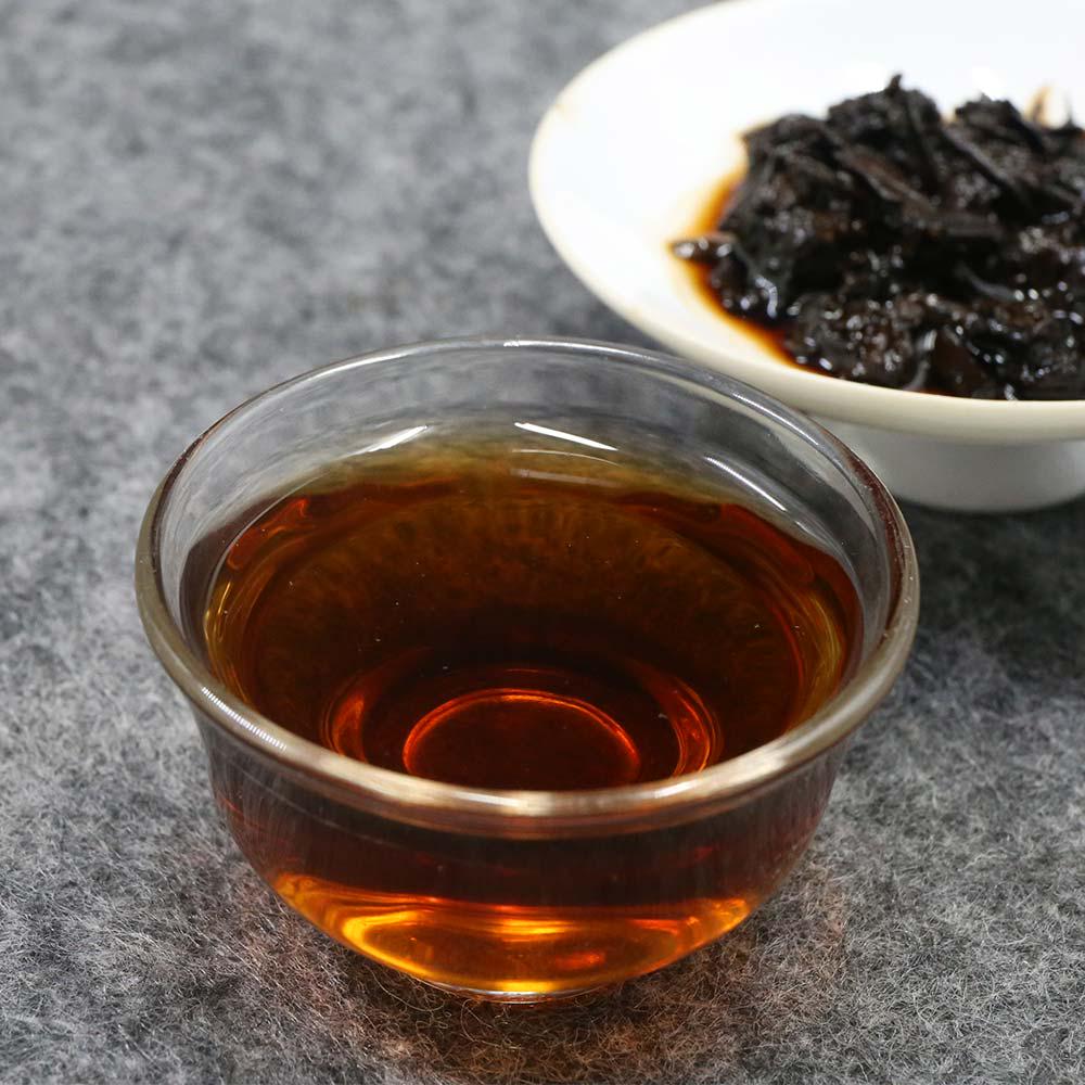 HelloYoungTea Yunnan Shu Pu-erh Old Tea Cake 2013 Peahen Town Shu Pu-erh Yunnan Cizi Cake Tea Collection Ripe Pu-erh 357g
