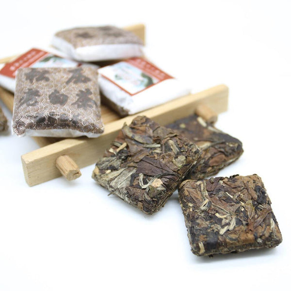 HelloYoungTea Fuding White Tea 2016 Shou Mei Cake Aged Loose Press 500g