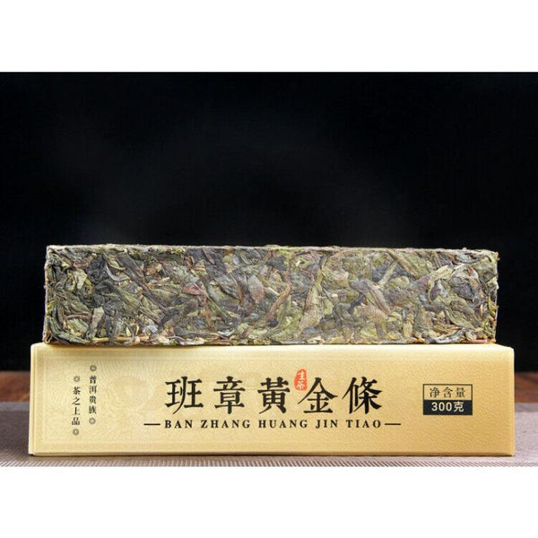 Pu'er Raw Tea Banzhang Gold Bar Ancient Tree Tea Yunnan Column Tea 300g