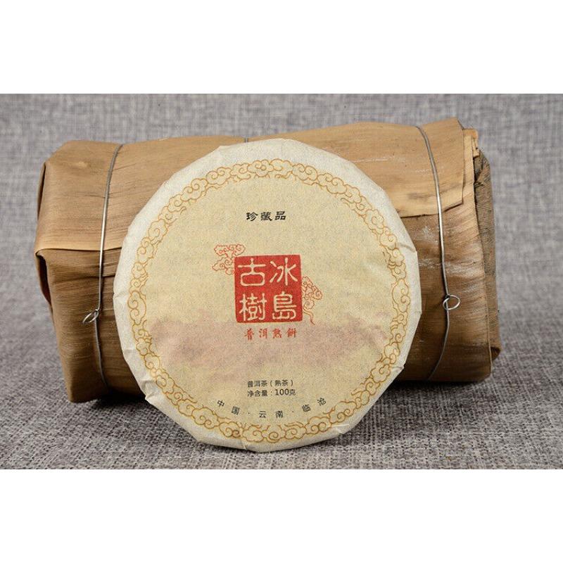Yunnan Pu'er Tea Ancient Tree Ripe Tea Cake 100g Ripe Tea Ancient Tree Ripe Tea