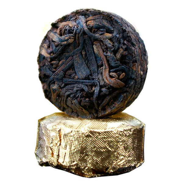 HelloYoungTea Golden Pu'er Tuo TAETEA DAYI Zheng Pin Xiao Jin Tuo Pu-erh Tea Tuo Mini 36g Ripe