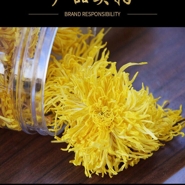 HelloYoungTea Chinese Chrysanthemum Tea Huangshan Golden Silk Chrysanthemum Blossom Tea 20g