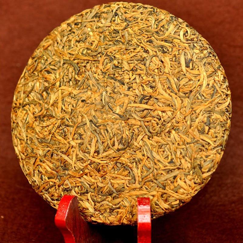HelloYoungTea 2023 Fengqing Dianhong Black Tea, Large Golden Buds, Honey Aroma, Dian Hong Tea Cake 200g/400g