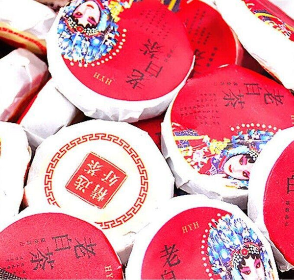 HelloYoungTea Fujian Gongmei Old White Tea Cake Mini White Tea Cake Xiaoyu Cake