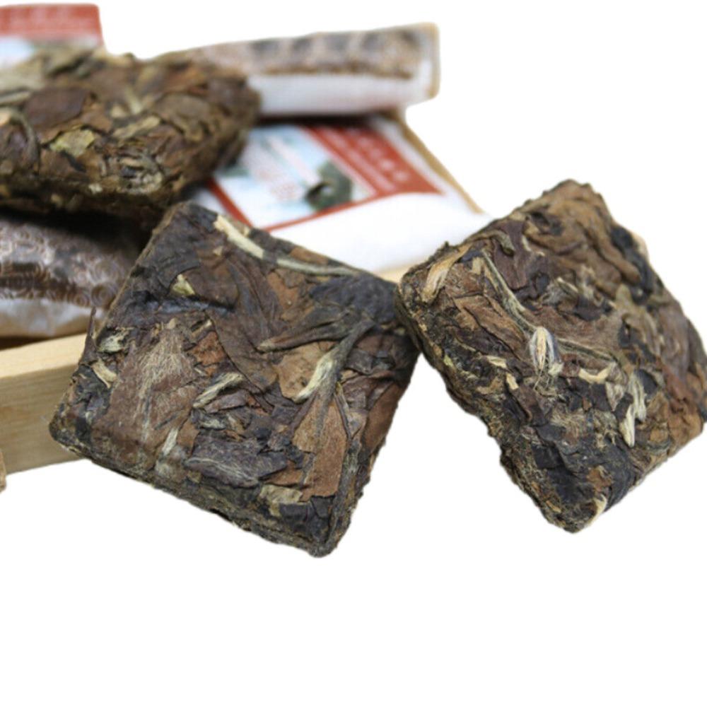 HelloYoungTea Fuding White Tea 2016 Shou Mei Cake Aged Loose Press 500g