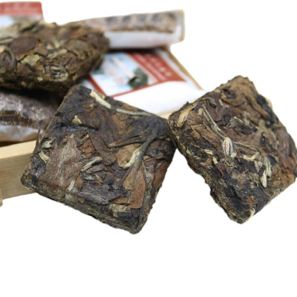 HelloYoungTea Fuding White Tea 2016 Shou Mei Cake Aged Loose Press 500g