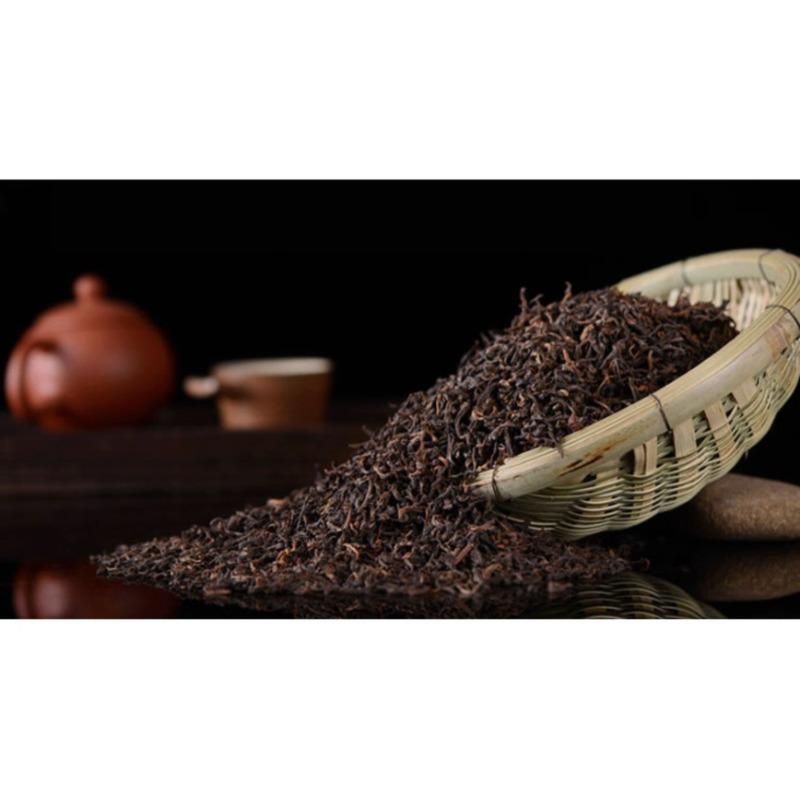 HelloYoungTea Yunnan Menghai Palace Old Tree Pu erh Ripe Loose Leaf Tea 500g