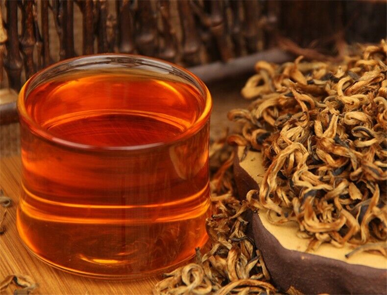 HelloYoung Dianhong Tea Red Early Spring Honey Fragrance Chinese Kung Fu Cha Fengqing 100g