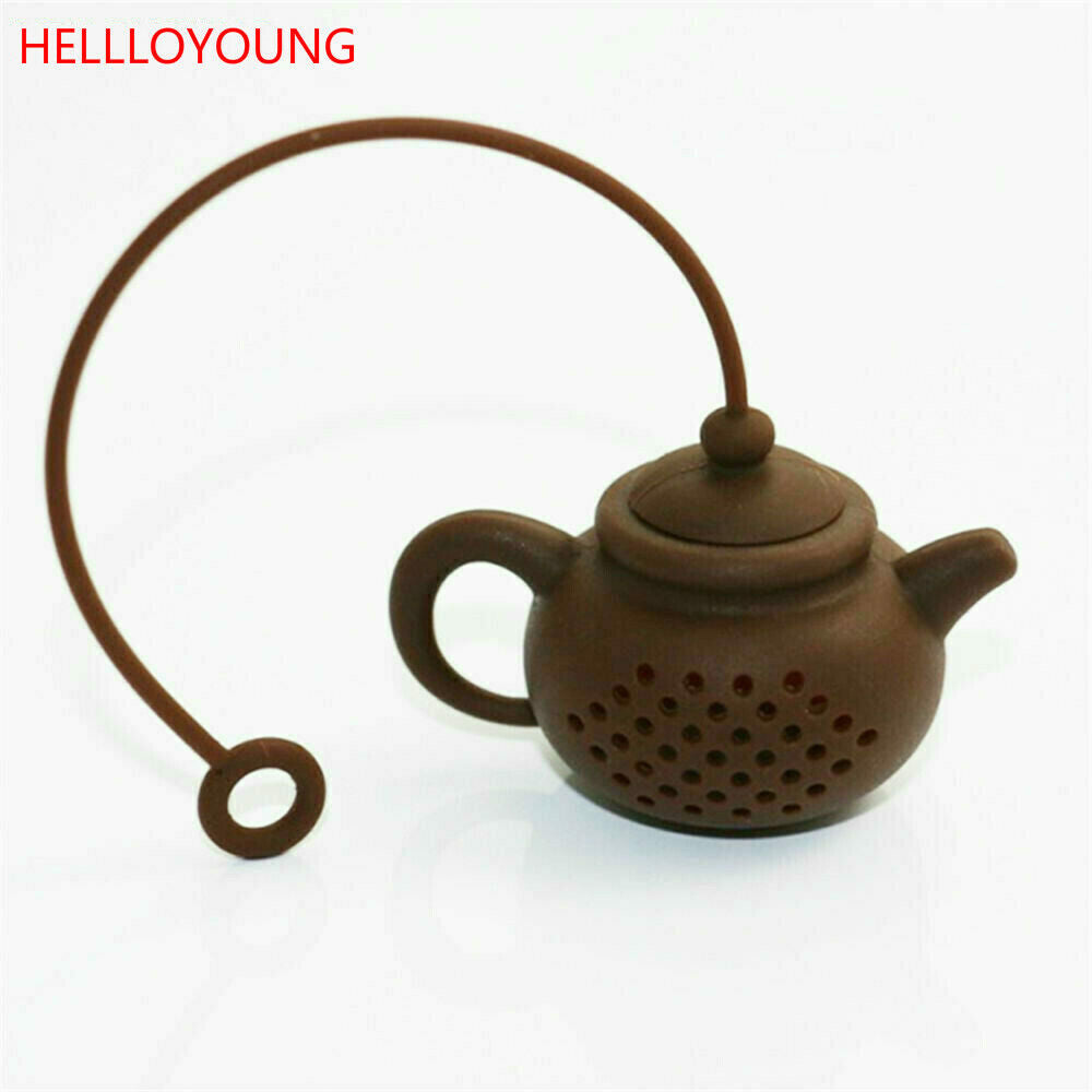 Silicone Tea Infusers Tea Strainer Tea Pot Shape Bag New Creative High Quality