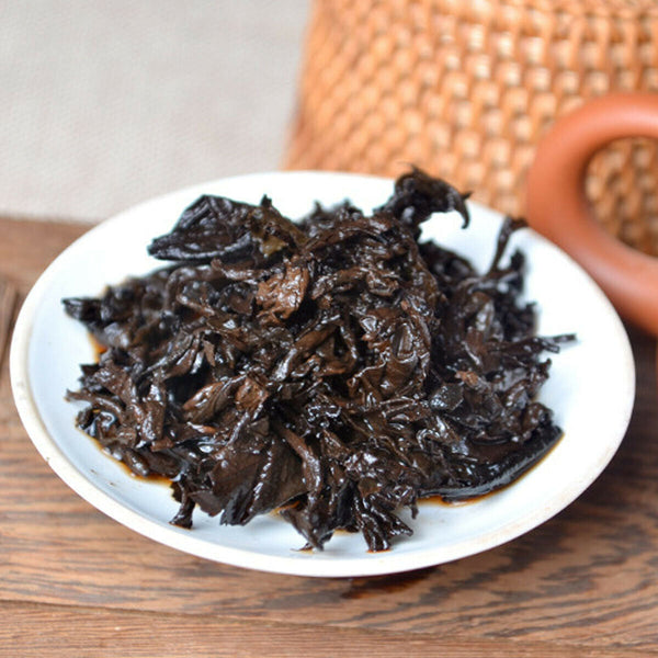 HelloYoung Premium Pu erh Tea Ripe Cake Yunnan Puer Black Tea Jingmaishan Old Tree Tea 357g