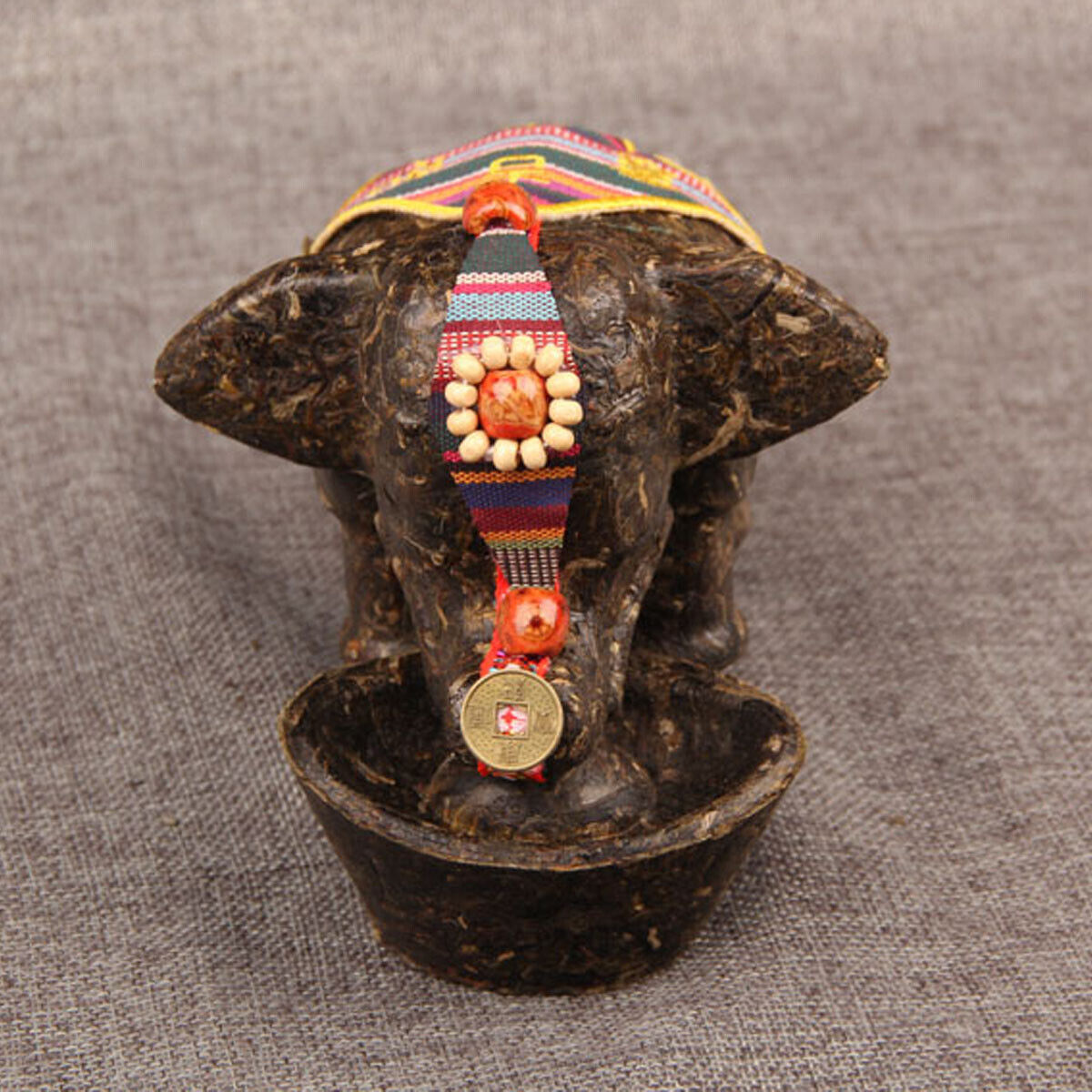 HelloYoung Lucky Creative Gift Puer Tea Craft Cha Puer Sheg Cha Carving Gifts Green Food