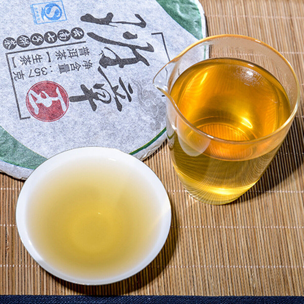 Puer Tee cha Puerh Tea Grüner Tee 357g Banzhang Wang Puer Tea Sheng Pu-erh