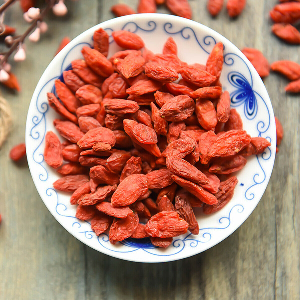 HelloYoung Goji Berries Wolfberry Tea Natural Lycium Chinensis Pure No need Wash Green Food