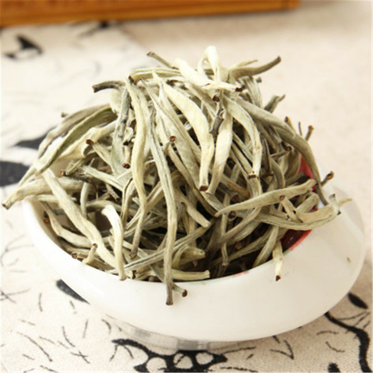 White Tea Loose Leaf Chinese Organic Bai Hao Yin Zhen Silver Needle Buds Secondary image