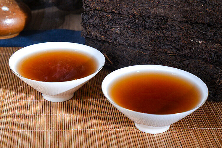 HelloYoung High Quality Cooked Puer TeaHandmade Ripe Pu erh Tea Brick Yunnan Menghai  250g