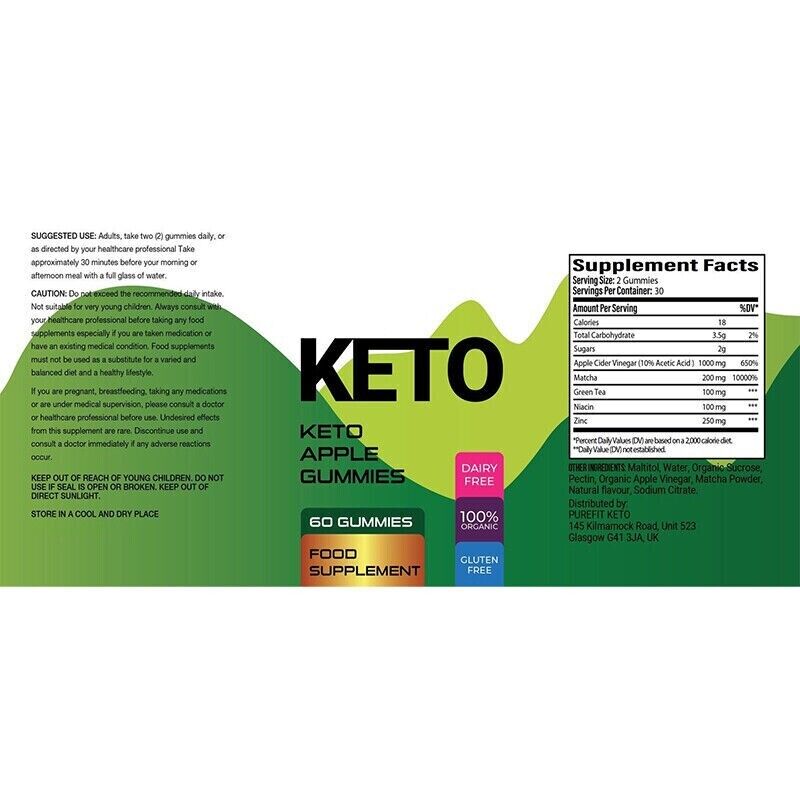 Active Keto ACV Gummies, Active Keto Gummies for Weight Loss- 60 Gummies Secondary image